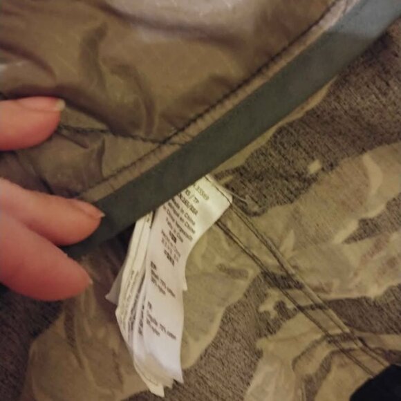 Alpha Industries Fishtail Camo Spring Parka 2 in 1 mens XS Coat Jacket - Picture 5 of 10